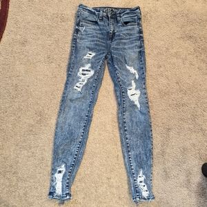 American Eagle supper highrise jeggings